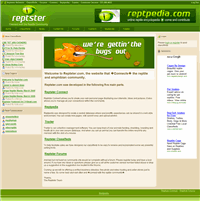 Screenshot of Reptster.com