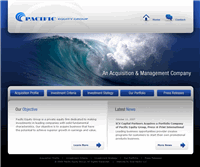 Screenshot of Pacific Equity Group