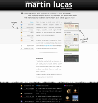 Screenshot of Martin Lucas